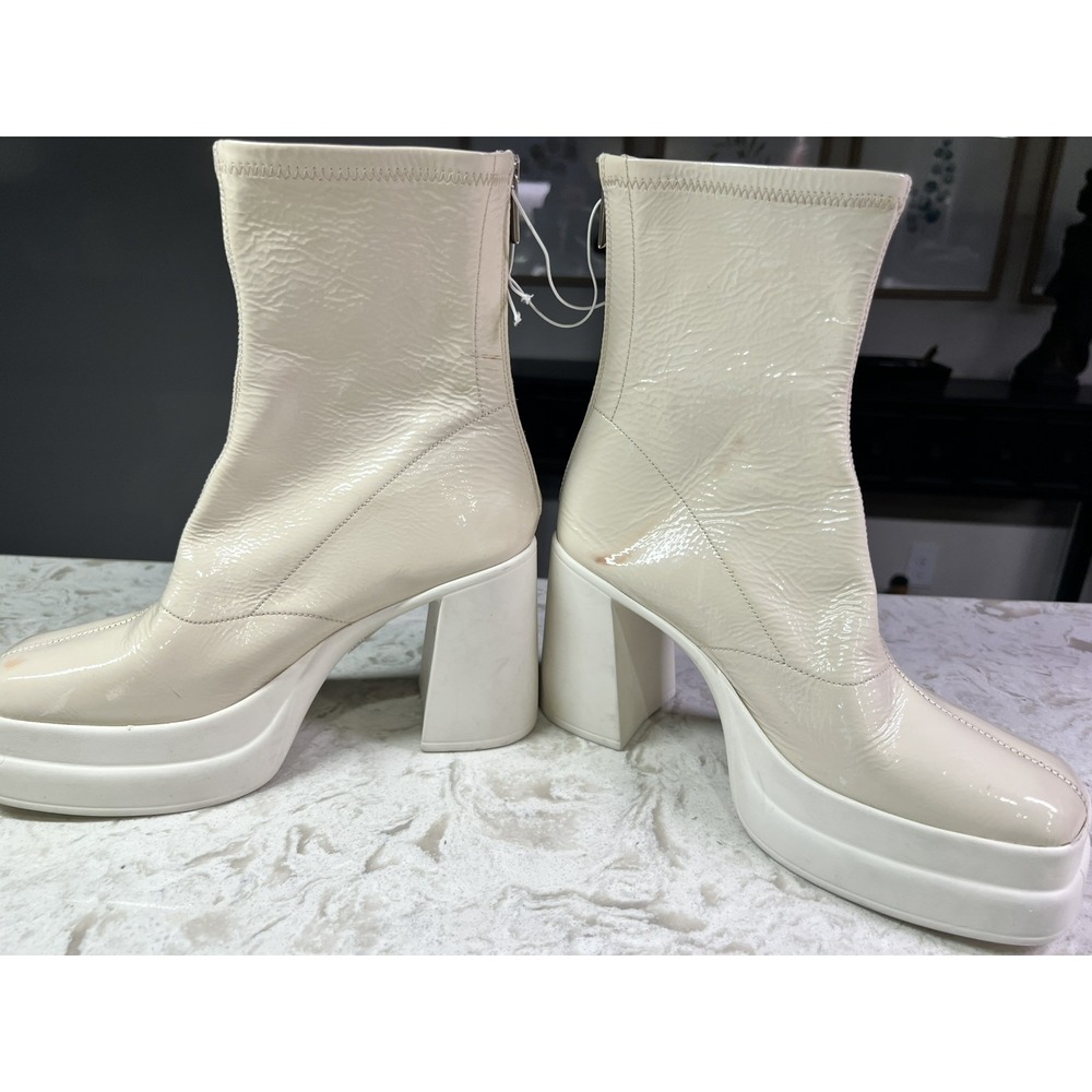 Free People Double Stack Platform Boots Size 8 Ms… - image 7